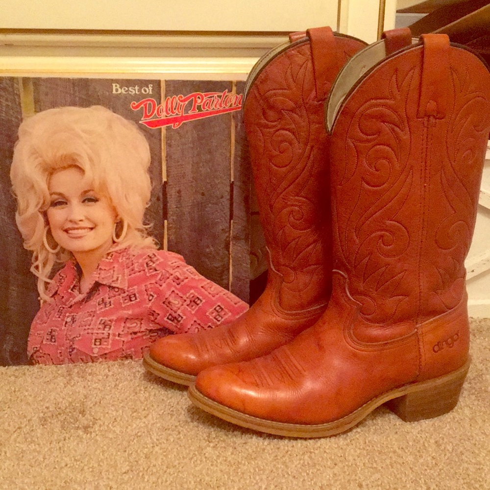 VINTAGE Dingo’s Ladies Cowboy Boots
